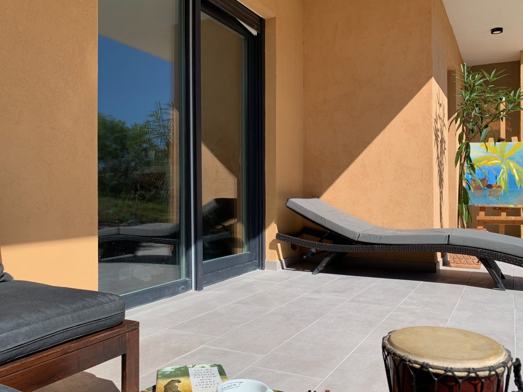 Apartment terrace and balcony at MiaBella Resort