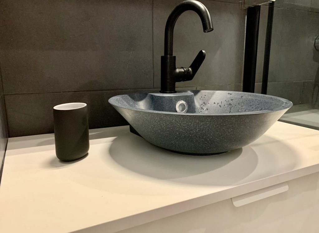 Apartment bathroom at MiaBella Resort