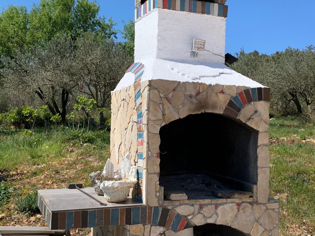 Outdoor grill for hosted family dinners at MiaBella Resort
