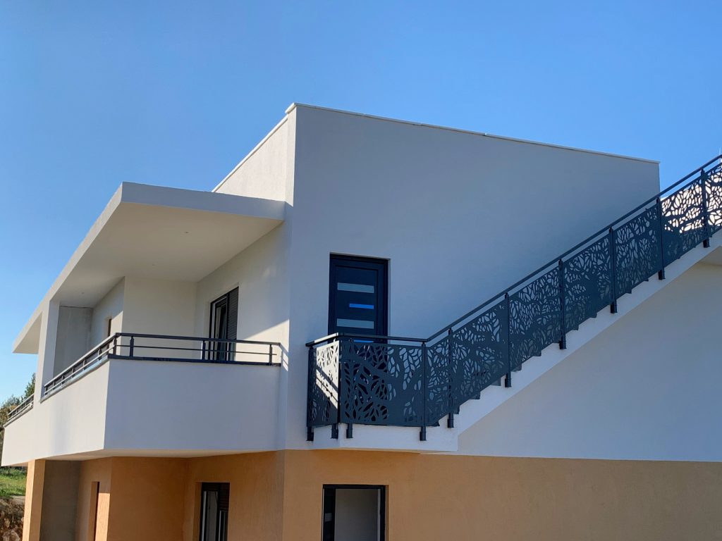 MiaBella Resort villa exterior among olive trees, Drage, Croatia